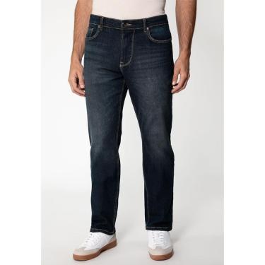 Imagem de Calça Jeans Regular Straight Azul Escuro-Masculino