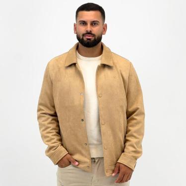 Imagem de Jaqueta Dyordhana em Suede com Botão Masculina-Masculino