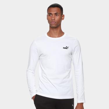 Imagem de Camiseta Puma Ess No. 1 Longsleeve Masculina-Masculino