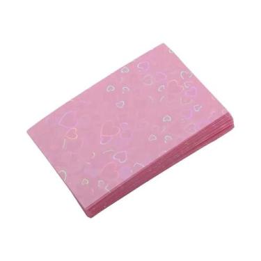 Imagem de Protetores De Cartão Kpop 50 Peças Coração Brilhante Porta-Photocard P