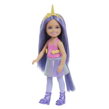 Imagem de Barbie Chelsea Looks Magicos Unicornio Roxo - Mattel