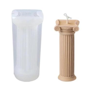 Imagem de Molde De Silicone Para Vela Em Coluna Romana 3D DIY Estátua De Vênus A
