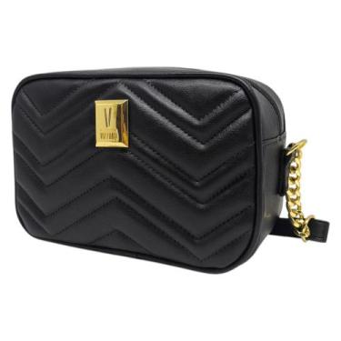 Imagem de Bolsa Feminina Tiracolo Clássica Transversal Vizzano, Preto, UN
