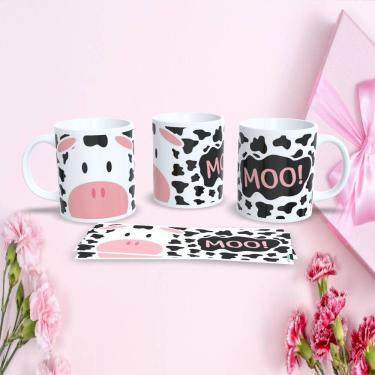 Imagem de Caneca de Porcelana 325ML Mães Estampa 73 para Presente Dia das Mães Apta micro-ondas l...