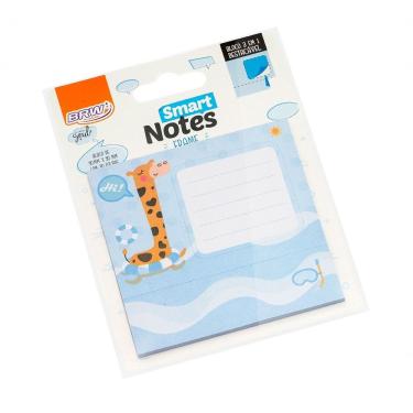 Imagem de Bloco de Notas Destacável BRW Smart Notes Frame Girafa 3 em 1 para Lembretes e Avisos 90MM X 90MM 1 Bloco