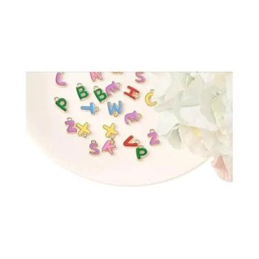 Imagem de Pingentes De Liga Metálica Coloridos DIY 100 Peças Pintados a Óleo Par