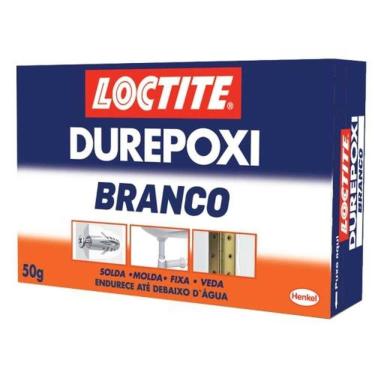 Imagem de Adesivo bi-componente Durepoxi 50g Branco para Soldar, Moldar, Fixar e Vedar Multiuso e...