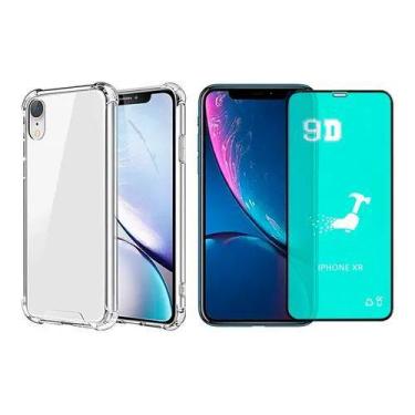Imagem de Kit Capinha Antichoque + Pelicula Nanogel 9d Para iPhone XR - Universo