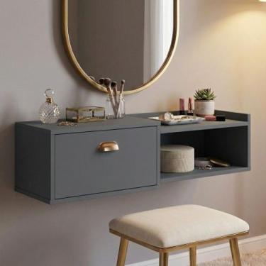 Imagem de Penteadeira Multifuncional Suspensa Nicho Beleza Maquiagem Decoração M