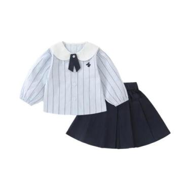 Imagem de Conjunto De Roupa De Primavera Para Bebê Menina Estilo Coreano Vestido