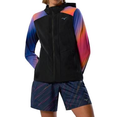 Imagem de Jaqueta de Corrida Mizuno Active Alpha Feminina M Preto-Feminino
