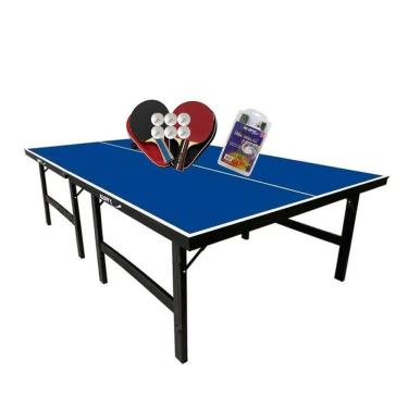 Imagem de MESA PING PONG 1019 KLOPF + Kit c/ Estojos + Rede Master