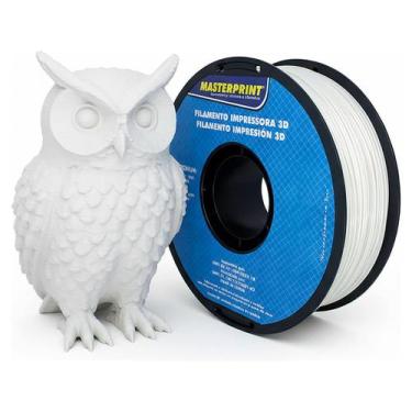 Imagem de Filamento Impressora 3d Abs Premium 1,75mm 1kg Branco - MasterPRINT, B