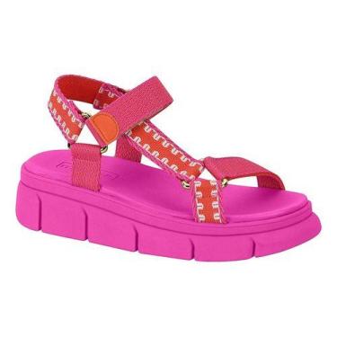 Imagem de Sandália Papete Moleca Flatform Sola Alta., Pink, 36