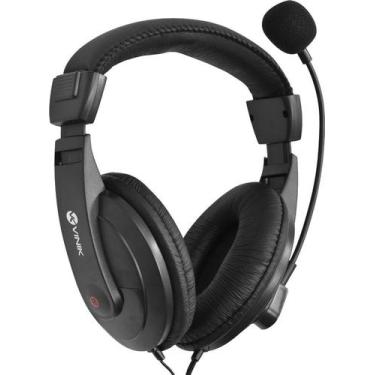 Imagem de Fone Headset GO PLAY FM35 Preto com Microfone - Vinik