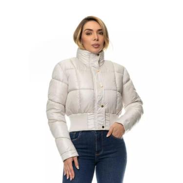 Imagem de Jaqueta Feminina Puffer Cropped 50306 - CROCKER, Champagne, G