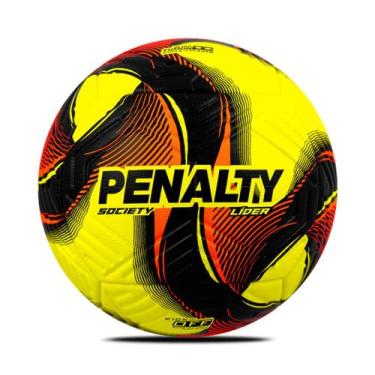 Imagem de Bola De Futebol Society Penalty Líder XXV, Amarelo, Laranja, Único, Ho