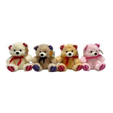 Imagem de Urso de Pelúcia com Laço FE7029 - Fizzy, Bege
