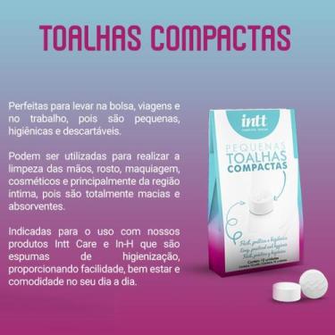 Imagem de Toalhas Compactas Descartáveis - 10 Unidades - Intt - Intt Cosmeticos