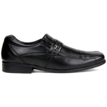 Imagem de Sapato Social Zapattero Couro 6016 Masculino, 40, Preto