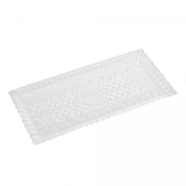 Imagem de Travessa Retangular Lys 34x17x2,5cm Cristal Chumbo Rojemac, UNICA