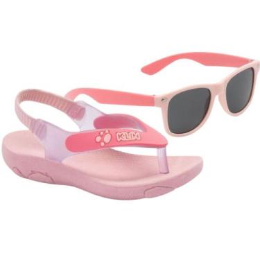 Imagem de Chinelo Infantil Menina Acqua Klin 442120, Coral, 19