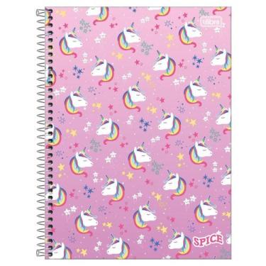 Imagem de Caderno Espiral Capa Dura Universitário Spice Feminino 192 Folhas 12 M