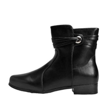 Imagem de Bota Mooncity Montaria Cano Curto De Ziper Lateral Super Leve e Confor