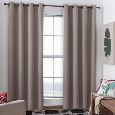 Imagem de Cortina 100% Blackout Milano Enzotex Bege  2,00m x 1,80m - ENZOTEX COR