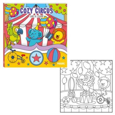 Imagem de Livro De Colorir Comfy E Cozy Tik Tok 24 Desenhos Circus
