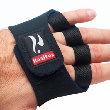 Imagem de Luvas com Protetor de Palma Realtex em Neoprene, Pto, Az, P