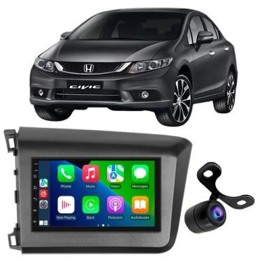 Imagem de Central Multimídia Android Auto Carplay GPS Honda Civic G9 - Autovex