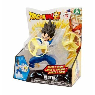 Imagem de Boneco Dragon Ball Super Lançador Circulo de Fogo Vegeta Fun