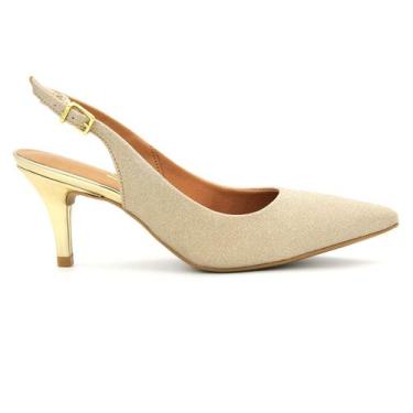 Imagem de Sapato Vizzano 1185.700 Salto Mule Bico Fino Calcanhar Aberto Feminino