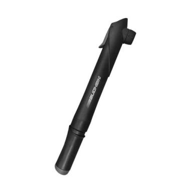 Imagem de Bomba de ar portátil bike High One GP-47L c/ suporte 80 PSI, Preto
