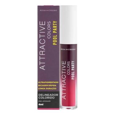 Imagem de Delineador attractive colors pink lemonade acabamento matte 4ml vegano