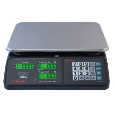 Imagem de Balança Comercial Computadora Urano US 31 / 2 POP-Z Mira com Bateria