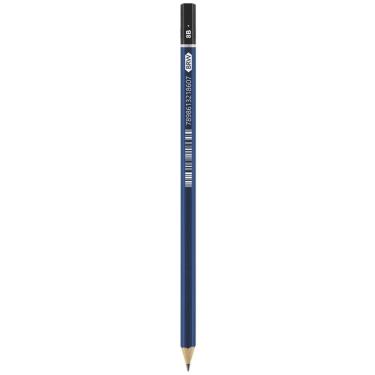Imagem de Lápis Técnico BRW 8B de Madeira Sextavado para Desenho Artístico Preto