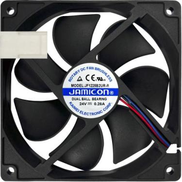 Imagem de Cooler JF1225B2UR-R 24V 0.28A 6W 3L 3P 120X120X25MM B2 - Adda