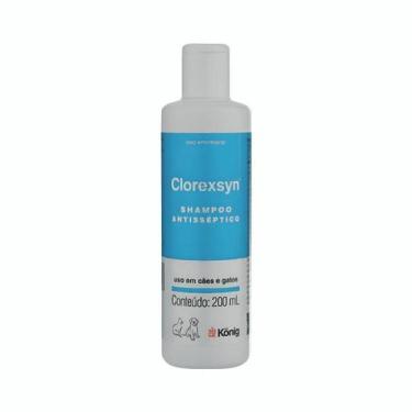 Imagem de Clorexsyn 200mL König para Cães e Gatos  Shampoo Antisséptico com Clor