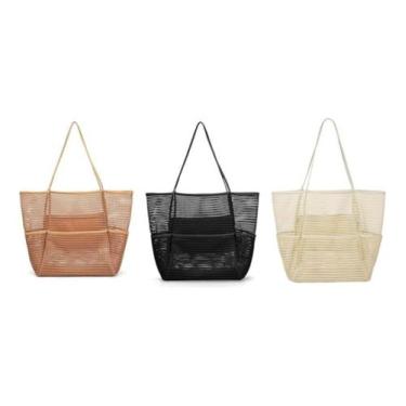 Imagem de Bolsa Sacola Transparente De Moda Praia E Piscina Viagem - HeG Center