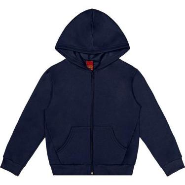Imagem de Jaqueta Moletom Infantil Kyly 207894, 16, Azul marinho