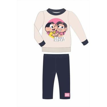 Imagem de Conjunto Moletom Infantil Monica e Magali Bau Gys 6661 - By Gus, 8, Az
