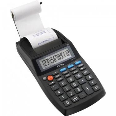 Imagem de Calculadora de Impressao 12 DIG. Visor LCD 4PILH.AA PTA - ELGIN