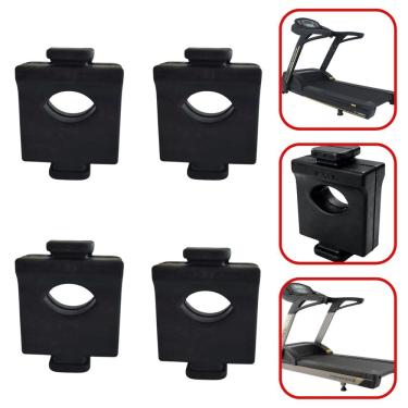 Imagem de Kit Com 4 Amortecedor Impacto Borracha Para Esteira Rt 150 Rt 250 Lx 160 G3