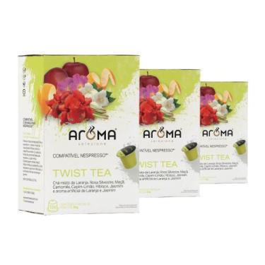 Imagem de 30 Cápsulas de Chá Compatíveis com Nespresso Aroma Twist Tea, Twist Te