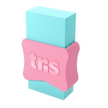 Imagem de Borracha School Pastel TRIS  Macia, Moderna e com Cores Suaves -, Azul
