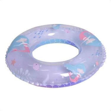 Imagem de Boia Infantil Princesa Sereia 60cm Tamanho Único Piscina Ou Praia - At