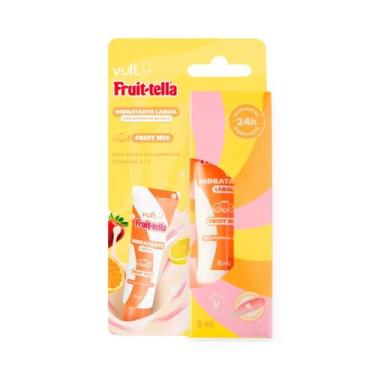 Imagem de Hidratante Labial Rosa Perolado Fruit Mix Vult e Fruit tella 8ml Pele 