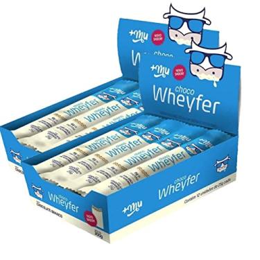 Imagem de 24x Choco Wheyfer Wafer-Mais Mu Wafer-Chocolate Branco +mu